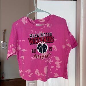 NBA Kids Pink Tie-Dye Washington Wizards Tee